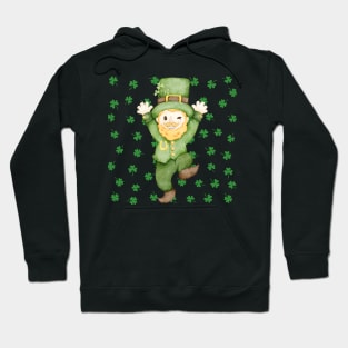 Happy Saint Patrick's Day Lucky Leprechaun Dancing Hoodie